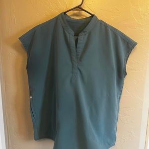 Jade fig scrub top and jogger pants